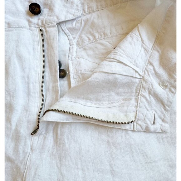 Sundance Adelaide 100% Linen Trouser Pant Womens 16 High Rise Capsule Breathable - Picture 4 of 9